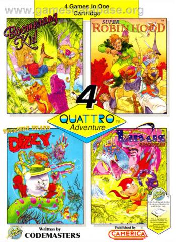 Cover Quattro Adventure for NES